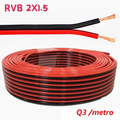 CABLE ELECTRICO CALIBRE #14 RVB 2X1.5