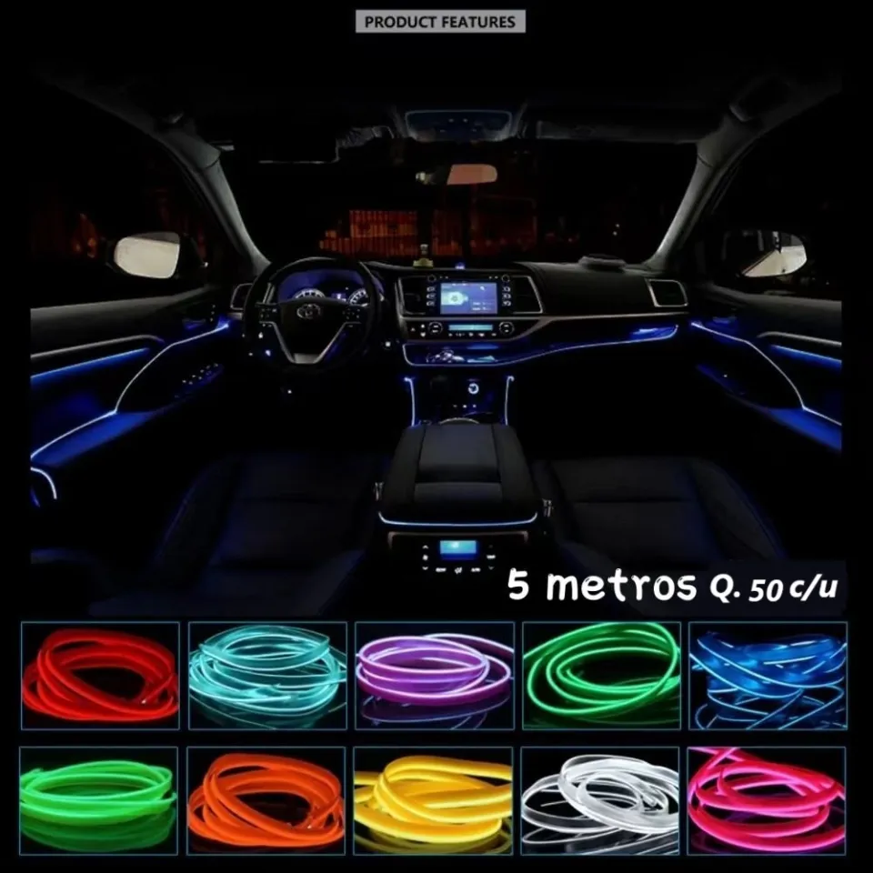 CINTA LED PARA TABLERO 5M COLORES USB
