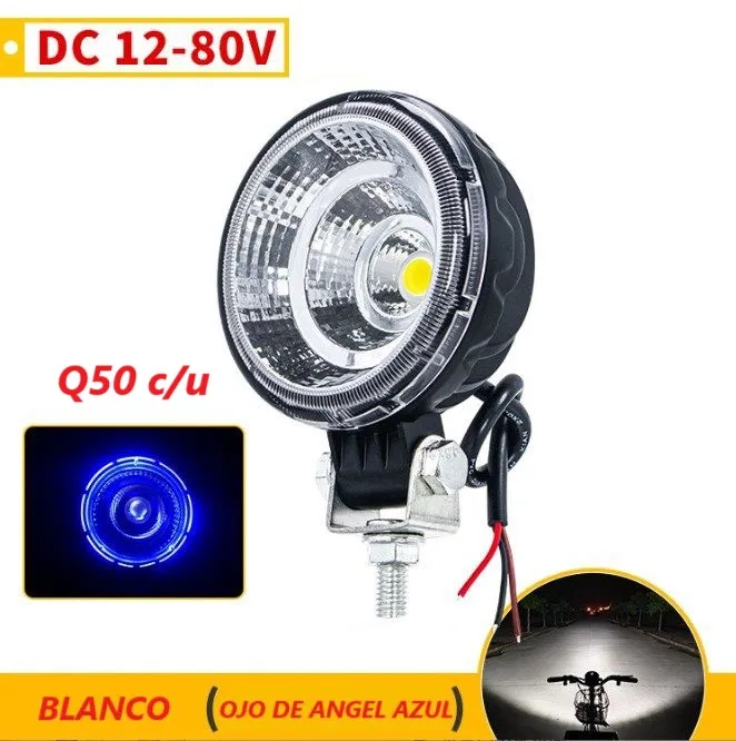 HALOGENO 3" CON OJO DE ANGEL AZUL