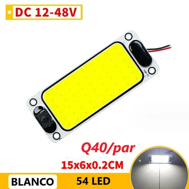 LUZ TECHO 54LED COB 12-85V PAR