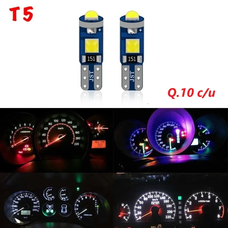 T5 3030 3SMD COLOR