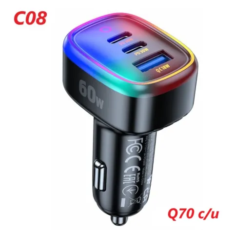 USB CARGADOR C08 60W