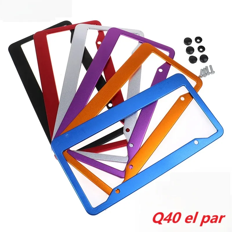 PORTA PLACA PARA CARRO COLOR