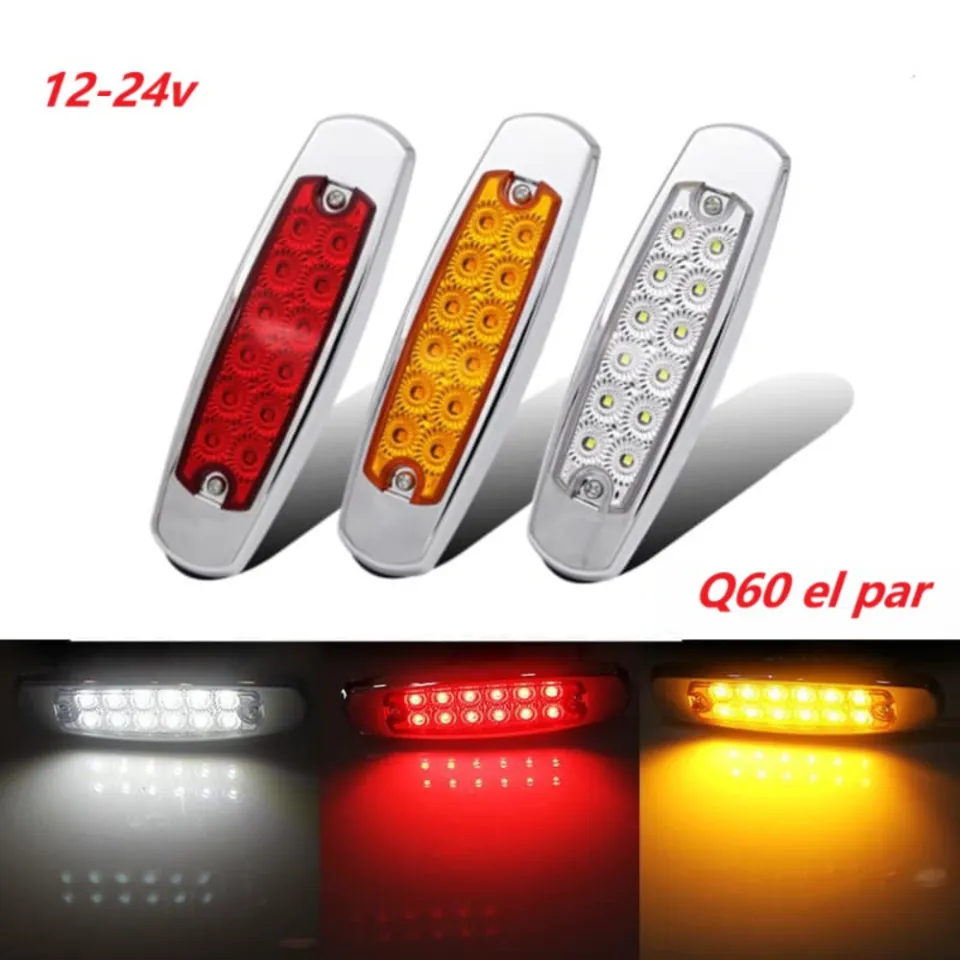 LUZ CAJON 12-24V ROJO/BLANCO/AMARILLO PAR